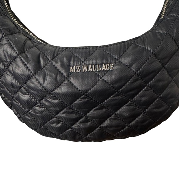MZ Wallace Quilted Black Crossbody Bag - Picture 6 of 9